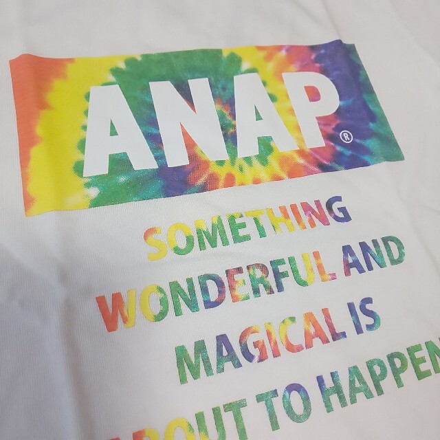 ANAP Kids(アナップキッズ)のANAPKIDS ｽｸｴｱﾀｲﾀﾞｲ 半袖Tｼｬﾂ 130㎝ 新品 キッズ/ベビー/マタニティのキッズ服男の子用(90cm~)(Tシャツ/カットソー)の商品写真