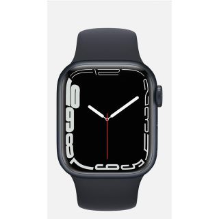 アップルウォッチ(Apple Watch)のApple Watch Series 7（GPSモデル）-45mmミッドナイトア(腕時計(デジタル))