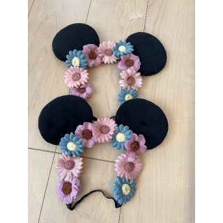 ディズニー(Disney)のお花カチューシャ×2(ヘアバンド)