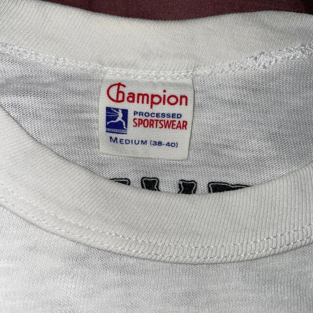 Champion(チャンピオン)のChampion チャンピオン × TMT コラボ 復刻ランナーズタグTシャツ メンズのトップス(Tシャツ/カットソー(半袖/袖なし))の商品写真