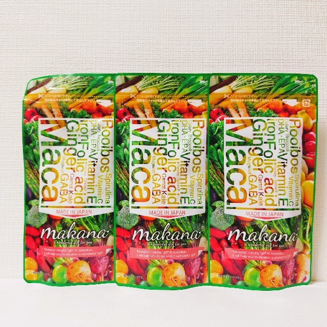 新品未開封 makana マカナ 葉酸サプリ 3袋 SMuDGzgYPi