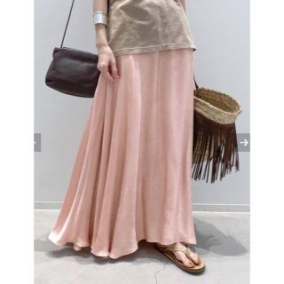 アダムエロぺ(Adam et Rope')の新品【MES DEMOISELLES/メドモアゼル】LONG SKIRT レッド(ロングスカート)