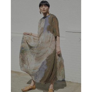 アメリヴィンテージ(Ameri VINTAGE)のameri vintage MEDI ERIN WRINKLE DRESS(ロングワンピース/マキシワンピース)