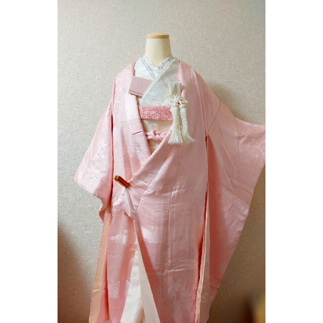 全日本送料無料 婚礼衣装 花嫁 打掛 掛下 帯 筥迫セットほか 着物