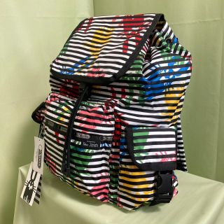 レスポートサック(LeSportsac)のLeSportsac Peter Jensen コラボ リュック ボーダーウサギ(リュック/バックパック)