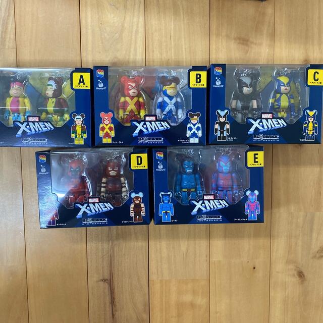 BE@RBRICK(ベアブリック)の【BE@RBRICK】MARVEL X-MEN / Happyくじ ベアブリック エンタメ/ホビーのフィギュア(アメコミ)の商品写真