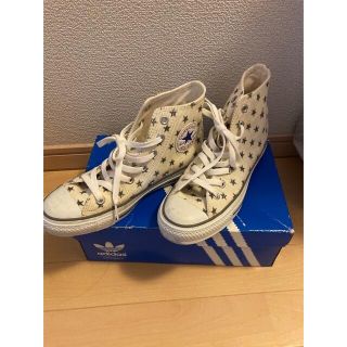 converse 星柄ハイカットスニーカー　24cm(スニーカー)