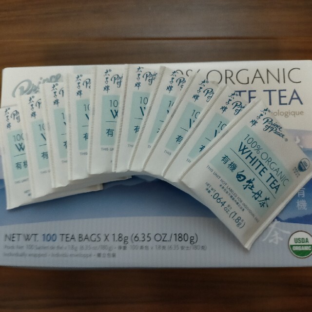 オーガニック ホワイトティー 白茶 30包 食品/飲料/酒の健康食品(健康茶)の商品写真