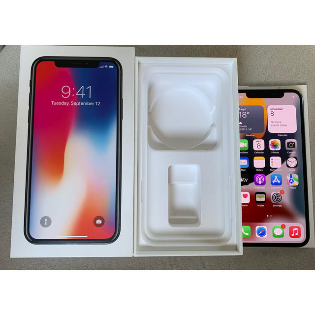 iPhone X Space Gray 64 GB SIMフリー