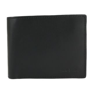 ポールスミス(Paul Smith)のPaul Smith ポールスミス  INSIDE MULTI EMBOSS WALLET インサイド マルチ エンボス 二つ折り財布 P074   カーフレザー ブラック マルチカラー  コンパクトウォレット ストライプ 【本物保証】(折り財布)