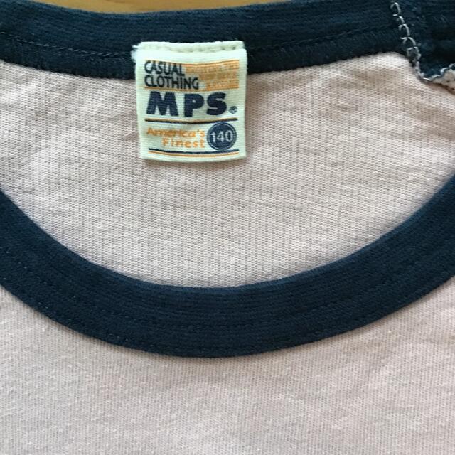 MPS(エムピーエス)のMPS エムピーエス 子供 女の子 半袖Tシャツ ラグラン ピンク 140 キッズ/ベビー/マタニティのキッズ服女の子用(90cm~)(Tシャツ/カットソー)の商品写真