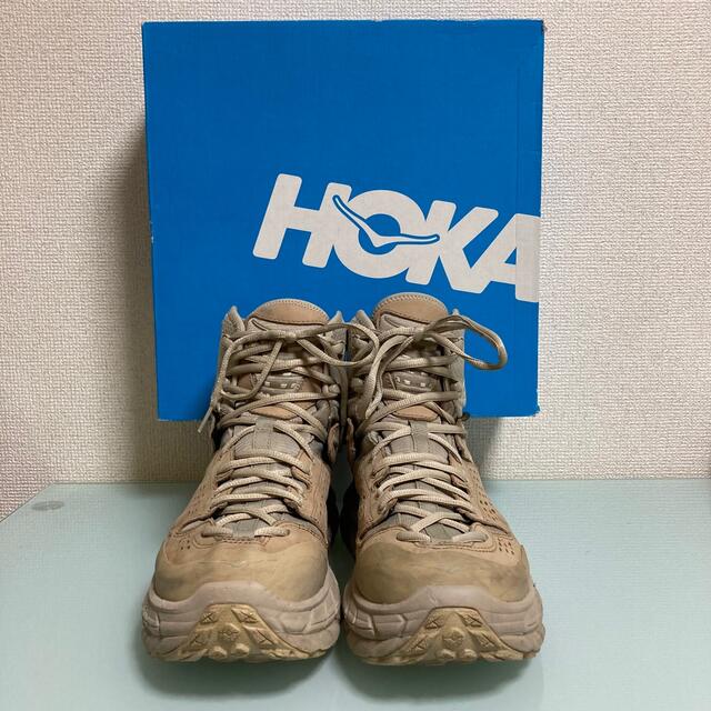 HOKA ONE ONE(ホカオネオネ)のHOKA ONE ONE TOR ULTRA HI 2 WP ベージュ28cm メンズの靴/シューズ(ブーツ)の商品写真