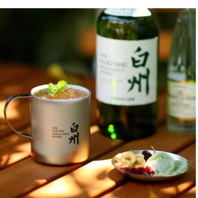 白州 snow peak チタンダブルマグ 300ml サントリー 白州 snow peak チタンダブルマグ 300ml サントリー