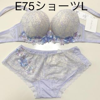 ワコール(Wacoal)のパルファージュ　E75 ショーツLサイズ　セット売り④(ブラ&ショーツセット)