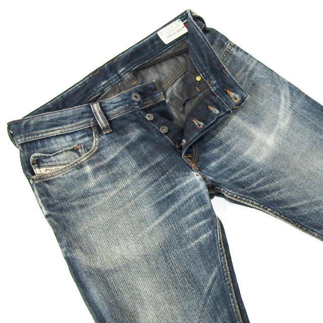 約22ｃｍ股下DIESELディーゼルTROULEGブーツカットデニム▼濃紺▼29▼W約80cm