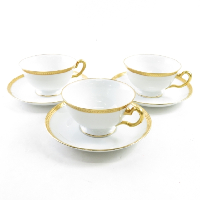 大倉陶園 片葉金蝕 カップ&ソーサー 3客セット ティー コーヒー SM791H | フリマアプリ ラクマ 大倉陶園 片葉金蝕 カップ&ソーサー 3客セット ティー コーヒー SM791H | フリマアプリ ラクマ