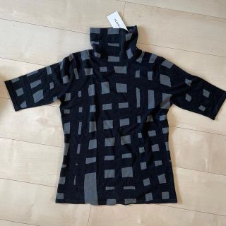 マリメッコ(marimekko)のフィンランド本店　マリメッコ  ブラックニット　4,5部丈(ニット/セーター)