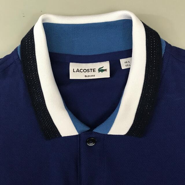 【美品・良品】ラコステ LACOSTE ドライ ポロシャツ 半袖 鹿の子 メンズのトップス(ポロシャツ)の商品写真