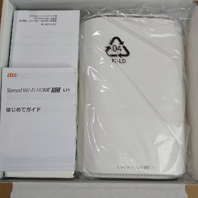 au(エーユー)のau speed Wi-Fi HOME 5G L11 スマホ/家電/カメラのスマートフォン/携帯電話(その他)の商品写真