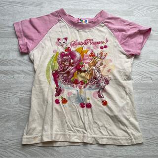 バンダイ(BANDAI)のスイートプリキュア バイカラーTシャツ 110 汚れあり(Tシャツ/カットソー)