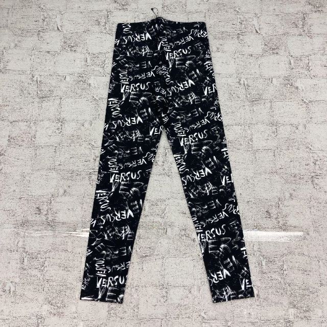 VERSUS VERSACE グラフィックロゴレギンスパンツ　新品