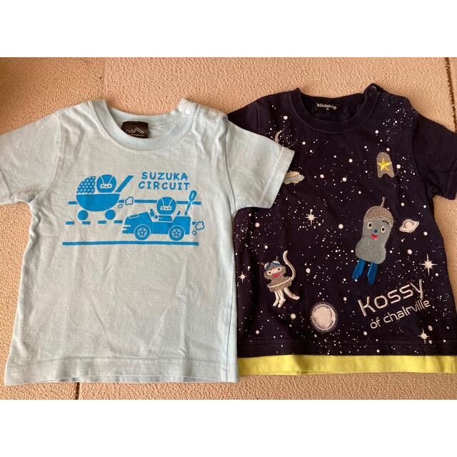 kladskap(クレードスコープ)の80-90サイズ　Tシャツ2枚 キッズ/ベビー/マタニティのベビー服(~85cm)(Ｔシャツ)の商品写真