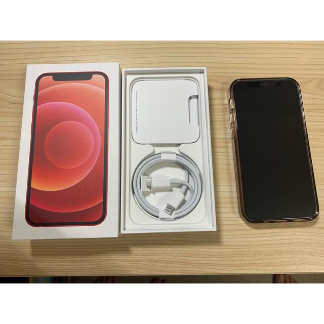 iPhone 12 mini RED 64GB SIMフリー  美品