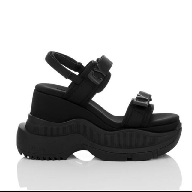 TOKYO BLACK DOUBLE SNEAKER SANDALS STYLEYELLO