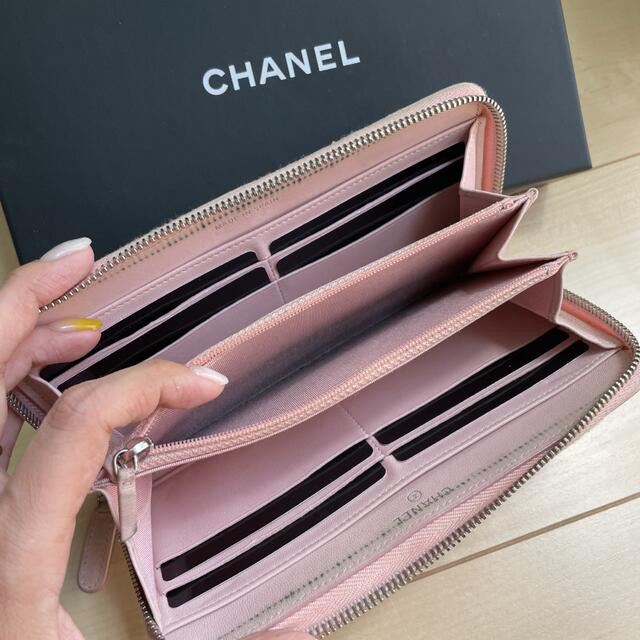 早い者勝ち CHANEL シャネル シンプリーCC ココマーク 長財布 ピンク