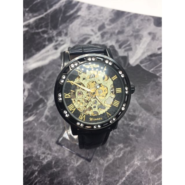 17新品☆送料無料 フルスケルトン　最安値 機械式 腕時計 メンズの時計(腕時計(アナログ))の商品写真