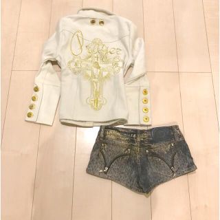 ダイア(d.i.a)のd.i.a ギャル　ガルラ　ブラッククイーン　GYDA スキニーリップ　シュープ(ショートパンツ)