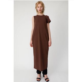 マウジー(moussy)のmoussy アシンメトリーTシャツワンピース(ロングワンピース/マキシワンピース)