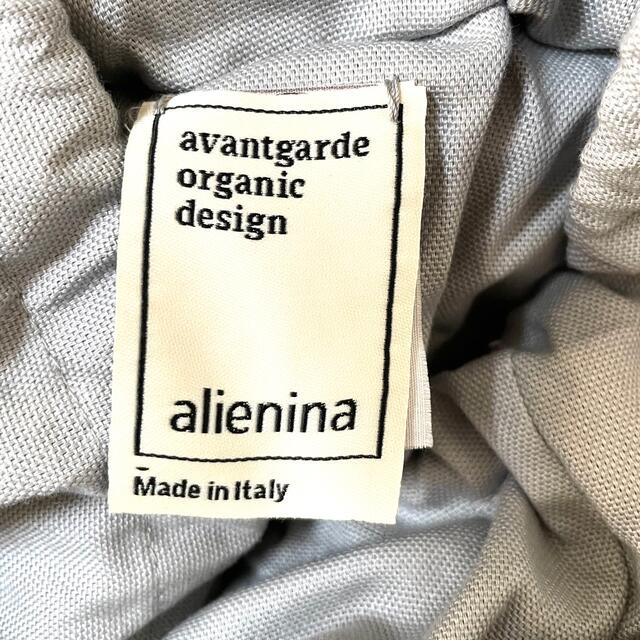 超美品ALIENINAアリエニーナロープバック　グレー『ITALY』 レディースのバッグ(ショルダーバッグ)の商品写真