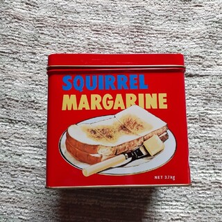 リス印マーガリン缶 2缶(小物入れ)