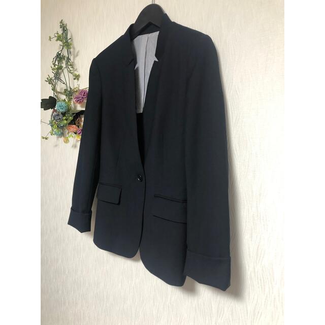 THE SUIT COMPANY(スーツカンパニー)のスーツカンパニー/【ウォッシャブルマイクロギャバストレッチ ジャケット&スカート レディースのフォーマル/ドレス(スーツ)の商品写真