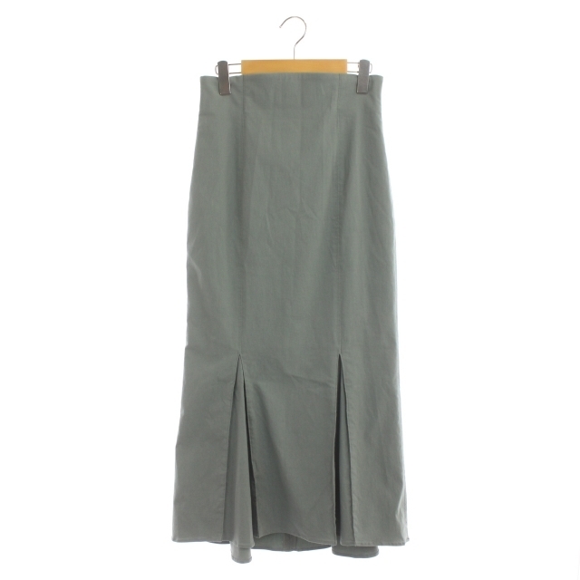 LOUNIE(ルーニィ)のルーニィ ハイストレッチマーメイドスカート ハイウエスト ロング 38 灰緑色 レディースのスカート(ロングスカート)の商品写真