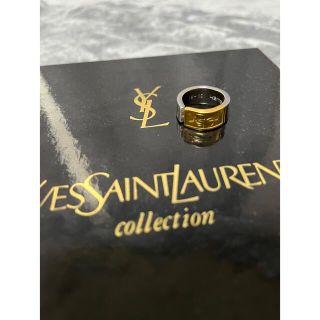 イヴサンローラン Yves Saint Laurent スプーンリング色シルバーゴールド