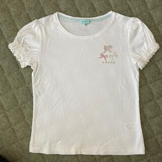 トッカ(TOCCA)のTOCCA 白半袖Tシャツ130(Tシャツ/カットソー)