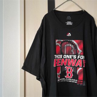 マジェスティック(Majestic)の【ワールドチャンピオン記念】MLB レッドソックス プリント レア Tシャツ(Tシャツ/カットソー(半袖/袖なし))