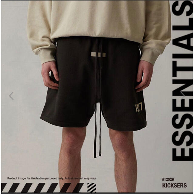 FEAR OF GOD(フィアオブゴッド)の【新品】FOG ESSENTIALS1977リラックスショーツIron Mサイズ メンズのパンツ(ショートパンツ)の商品写真