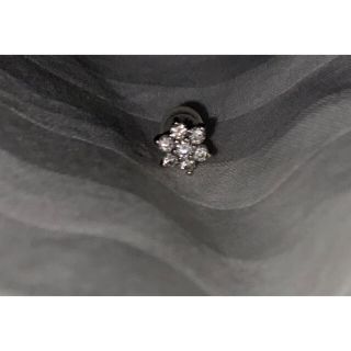 星形ダイアモンド 0.25ct ピアス　プラチナ ダイヤモンド 片耳のみ(ピアス)