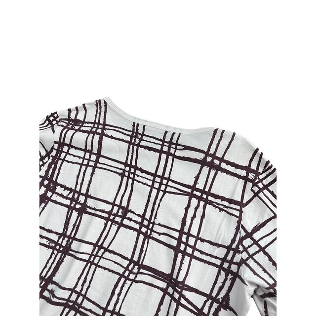 【Vivienne Westwood】ハンドペイントチェックプリント　Tシャツ