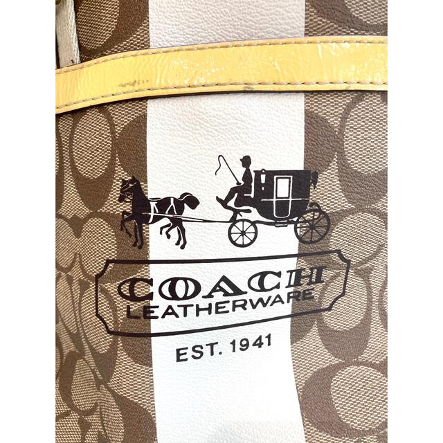 COACH コーチ ショルダーバック シグネチャー   送料無料 5