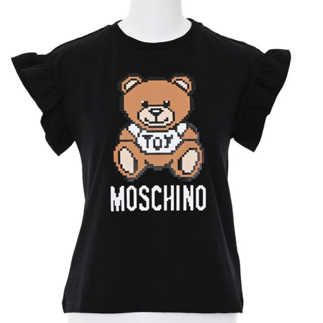 MOSCHINO - 【2回着用】モスキーノ ピクセルアートフリルTシャツ 大人