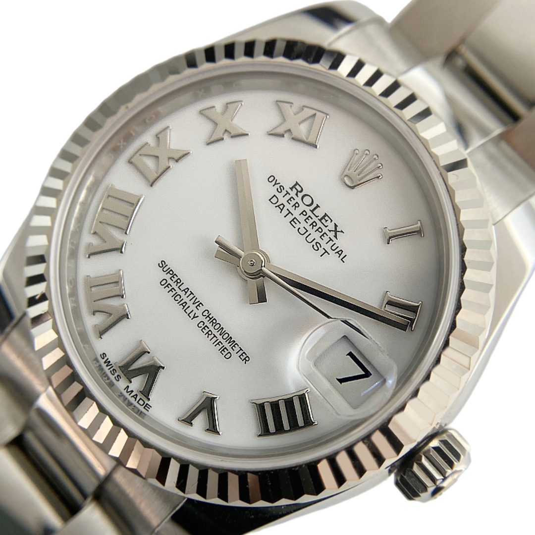 ロレックス ROLEX デイトジャスト31 178274 WG/SS 自動巻き ボーイズ 腕時計