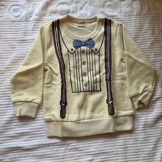 ナルミヤ インターナショナル(NARUMIYA INTERNATIONAL)の新品　ナルミヤ   長袖　トレーナー　100cm ベビー服　子供服　4(Tシャツ/カットソー)