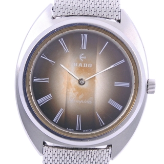 ラドー(RADO)の【RADO】ラドー 17jewels cal.412 ステンレススチール 手巻き アナログ表示 メンズ グラデーション文字盤 腕時計(腕時計(アナログ))