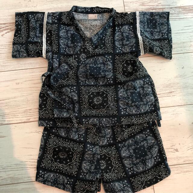 petit main(プティマイン)のキッズ甚平　90サイズ キッズ/ベビー/マタニティのキッズ服男の子用(90cm~)(甚平/浴衣)の商品写真