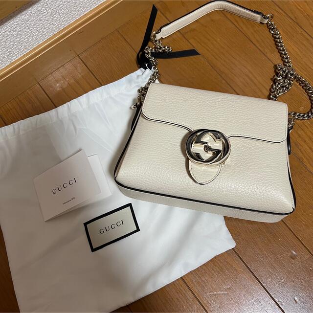 絶品】 Gucci - GUCCI グッチ インターロッキング ショルダーバッグ