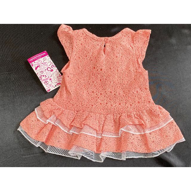 90新品タグ付きyoungheartsレースワンピースドレスチュニック24M2歳 キッズ/ベビー/マタニティのキッズ服女の子用(90cm~)(ワンピース)の商品写真